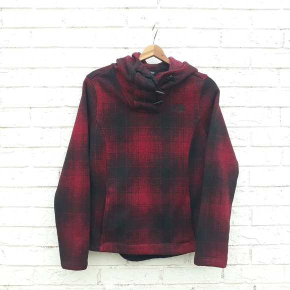 The North Face Crescent Plaid Hoodie Medium - Picture 2 of 8